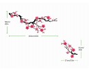 Plum Blossom Wall Decal Vinyl Tree Art Stickers